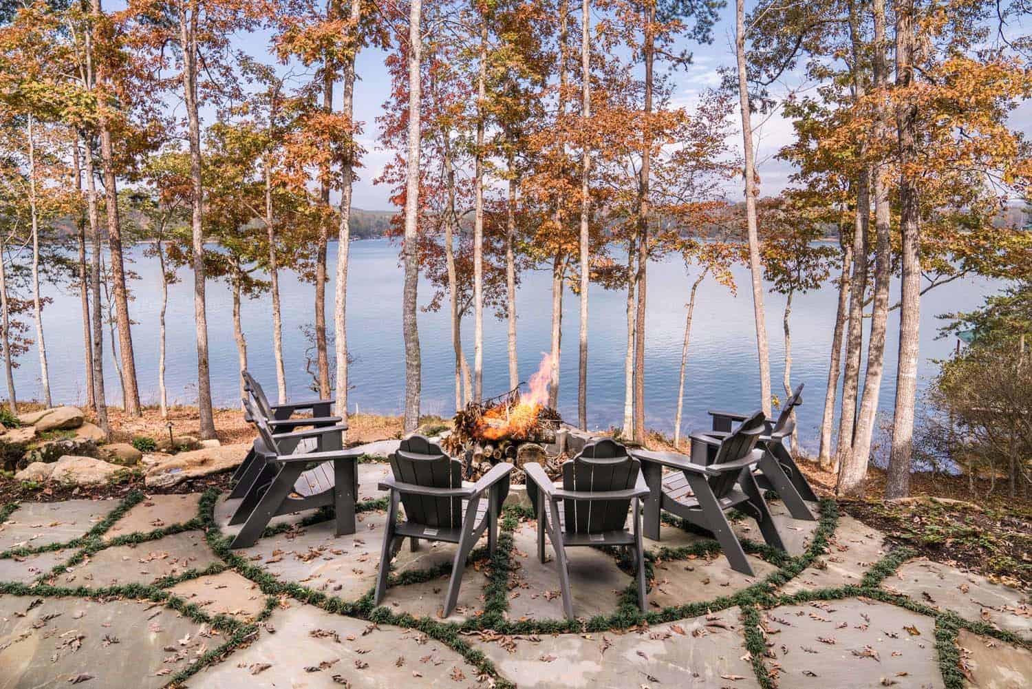 rustic-lake-house-outdoor-fire-pit-and-lake-keowee-views