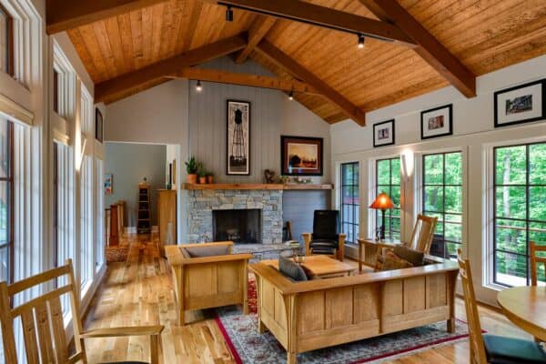 featured posts image for Craftsman mountain home with a stunning modern twist in North Carolina