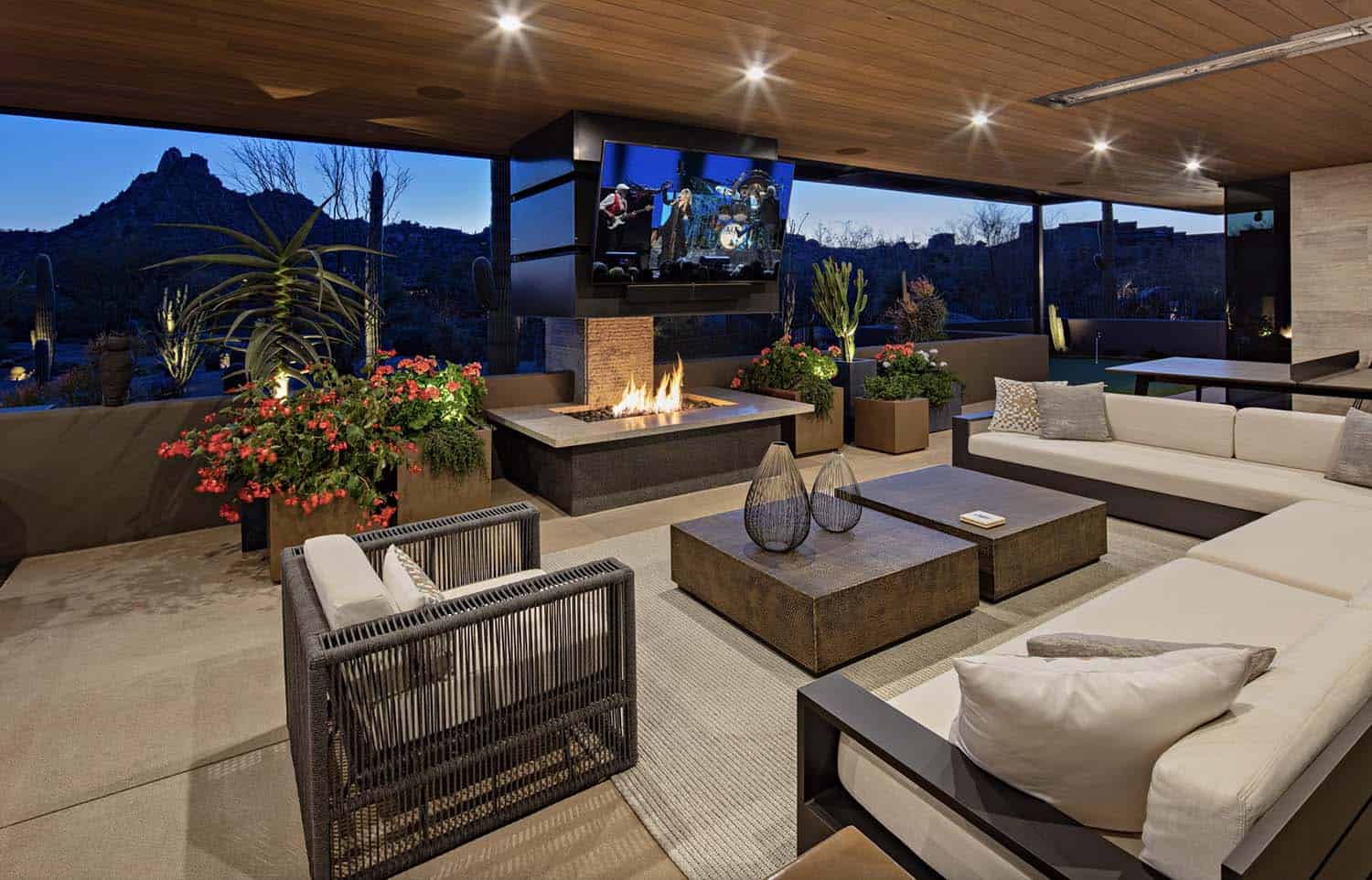 modern-patio-with-a-fireplace