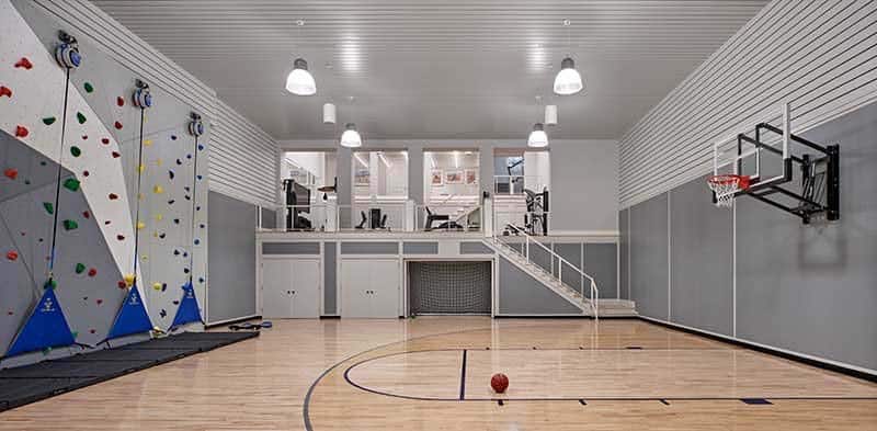 transitional-style-indoor-sports-court