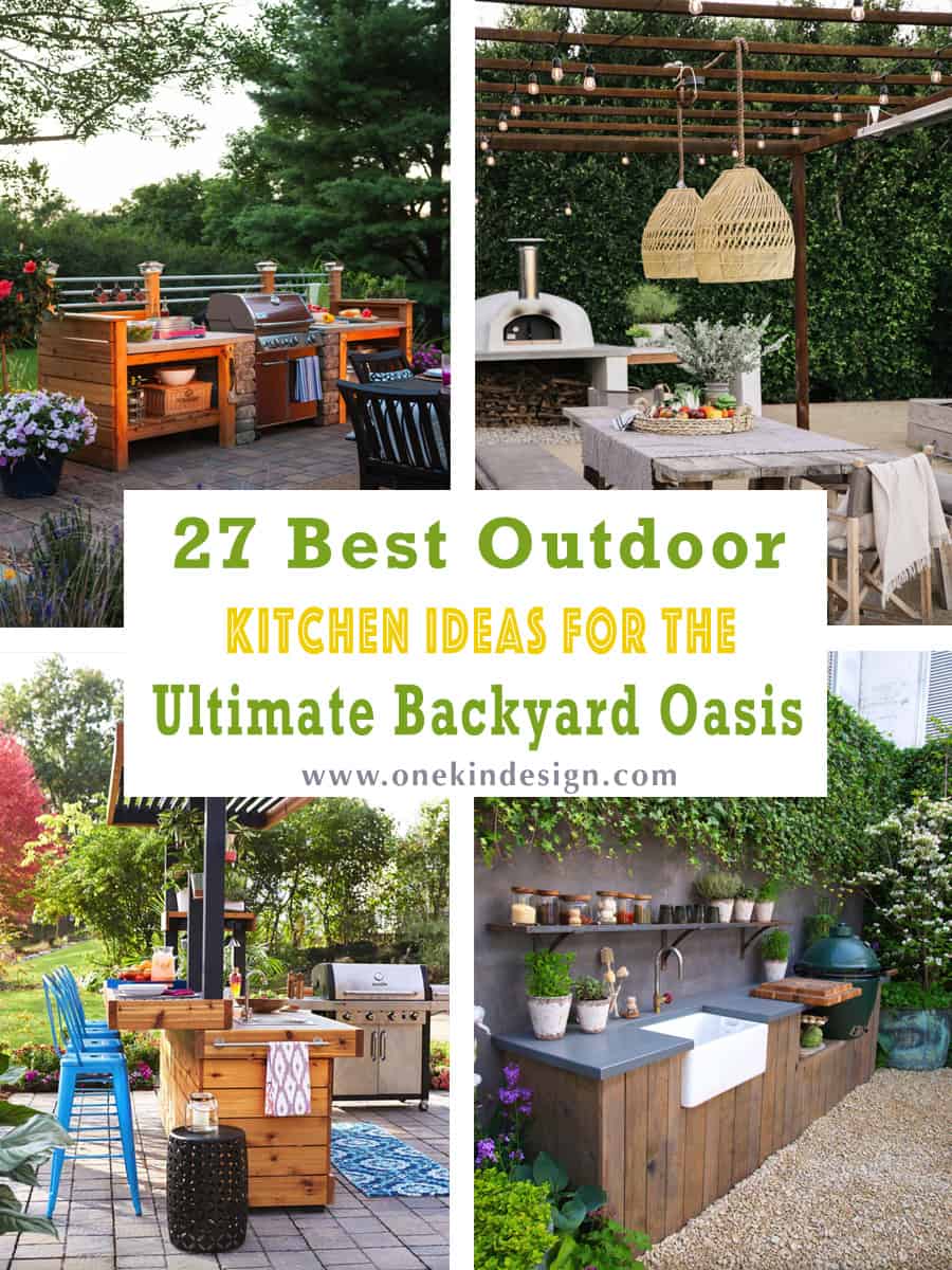 Outdoor Kitchen Sign Backyard Grill Station Patio Rustic 