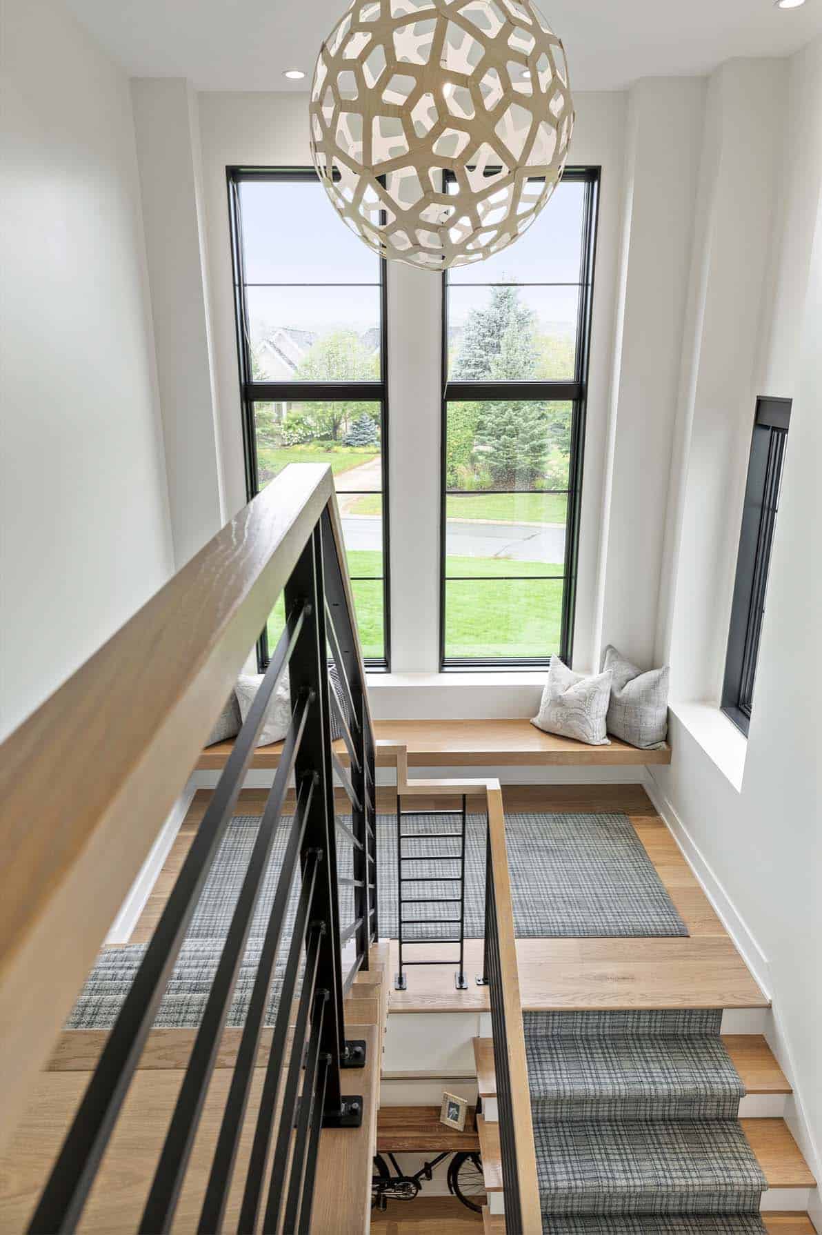 contemporary-staircase-with-a-window-seat