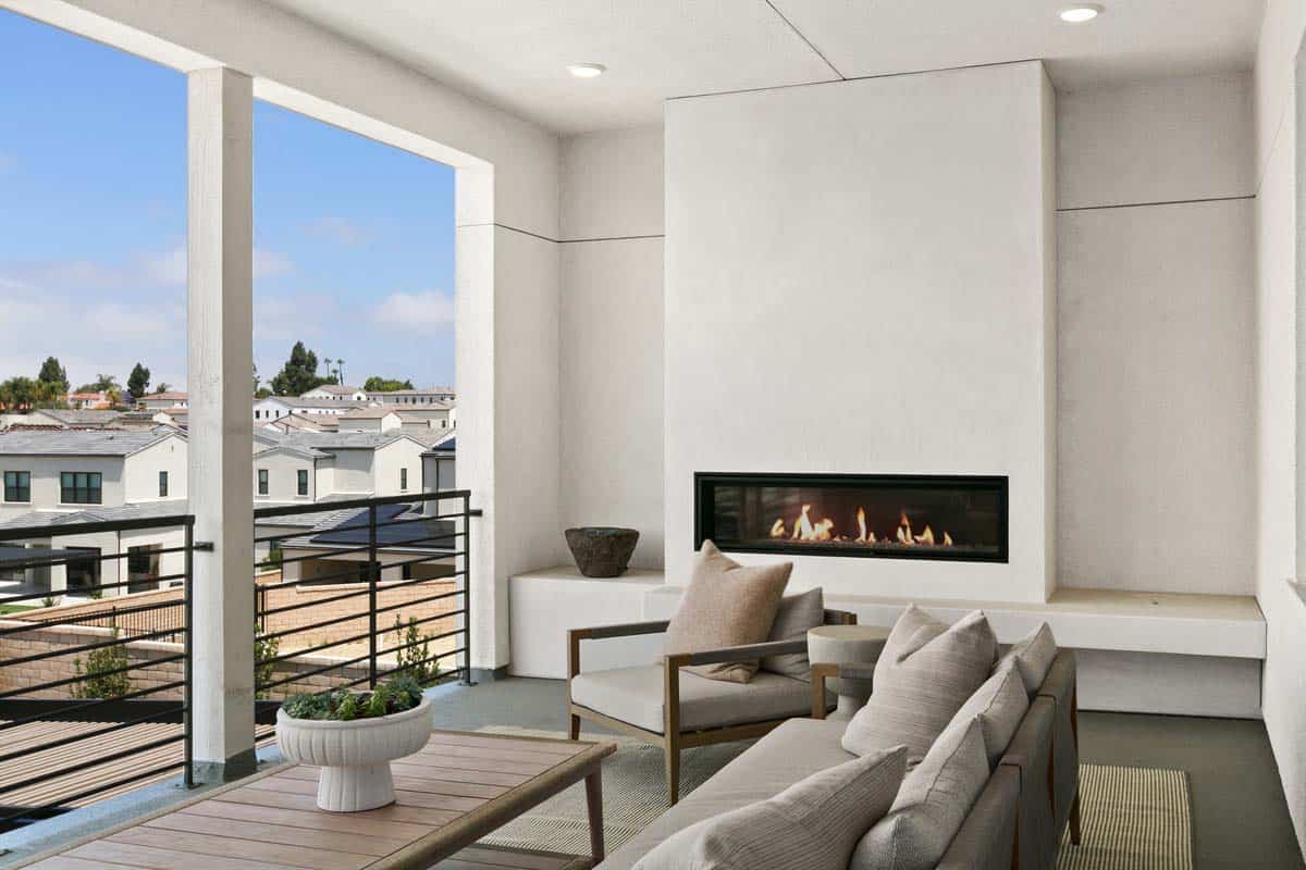 modern-mediterranean-style-balcony-with-a-fireplace