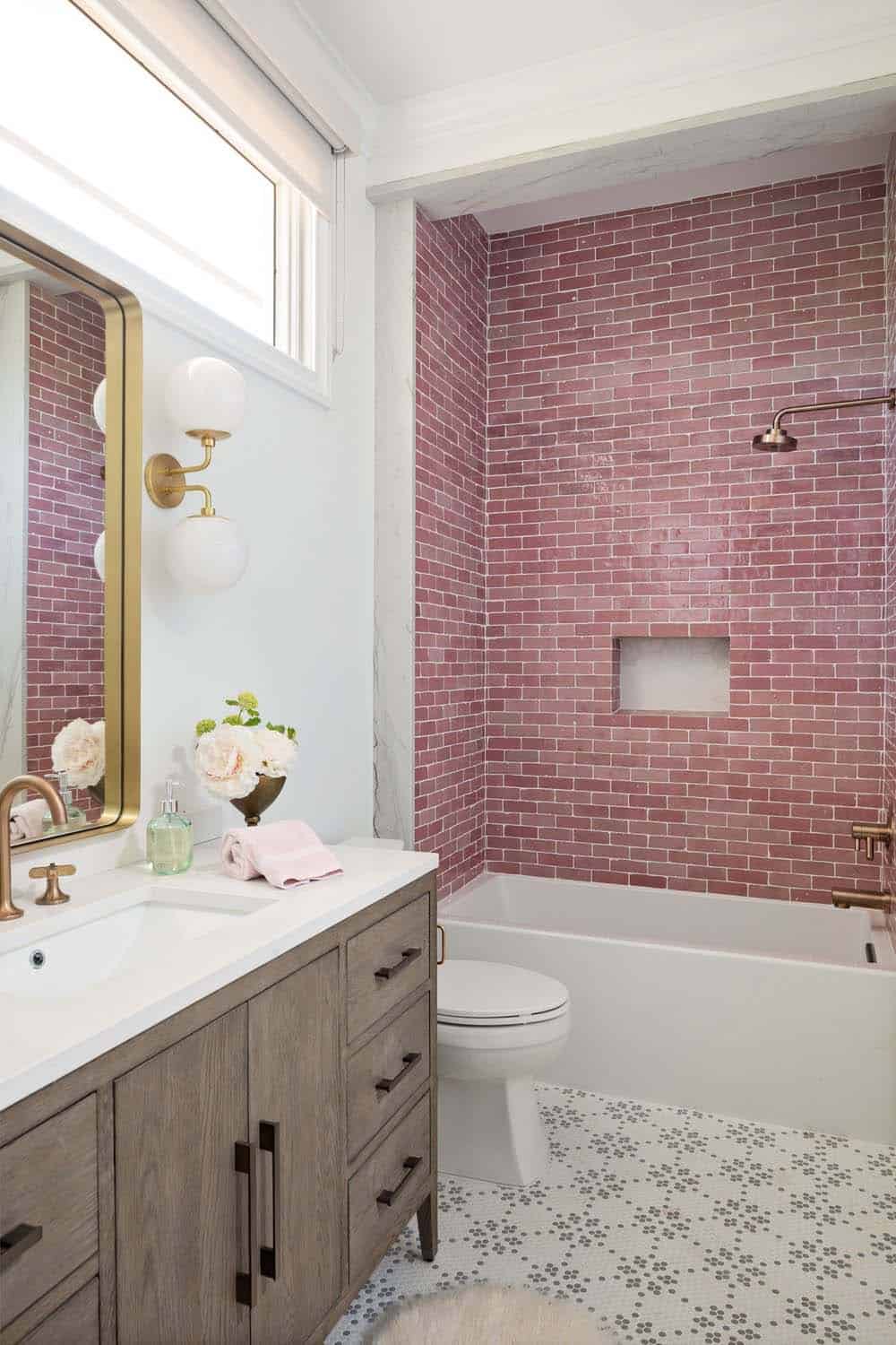 modern-kids-bathroom-with-pink-shower-tile