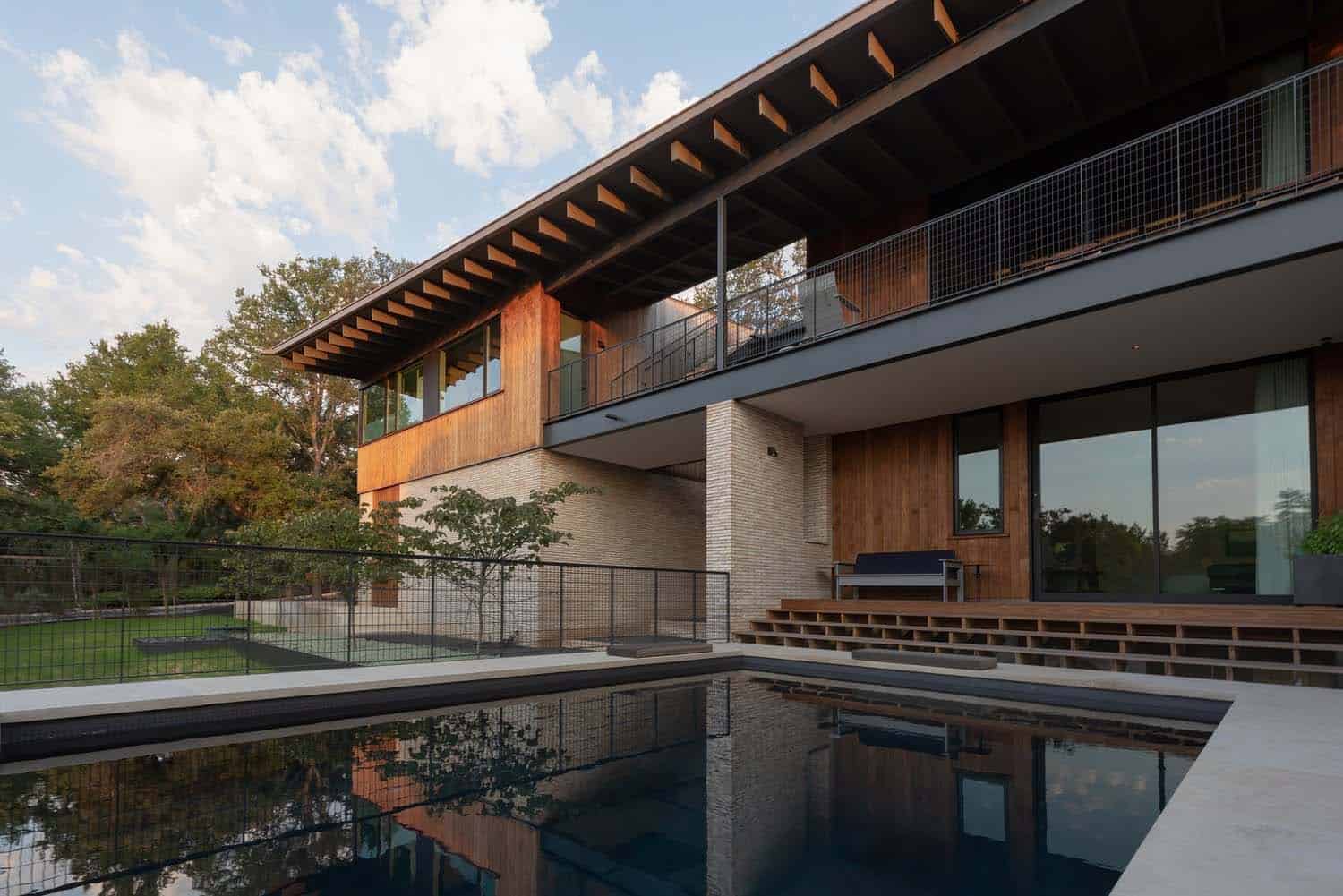 contemporary-home-exterior-with-a-pool