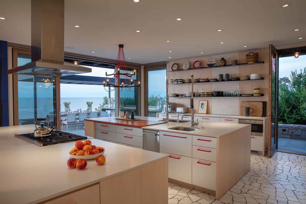 beach house eclectic kitchen