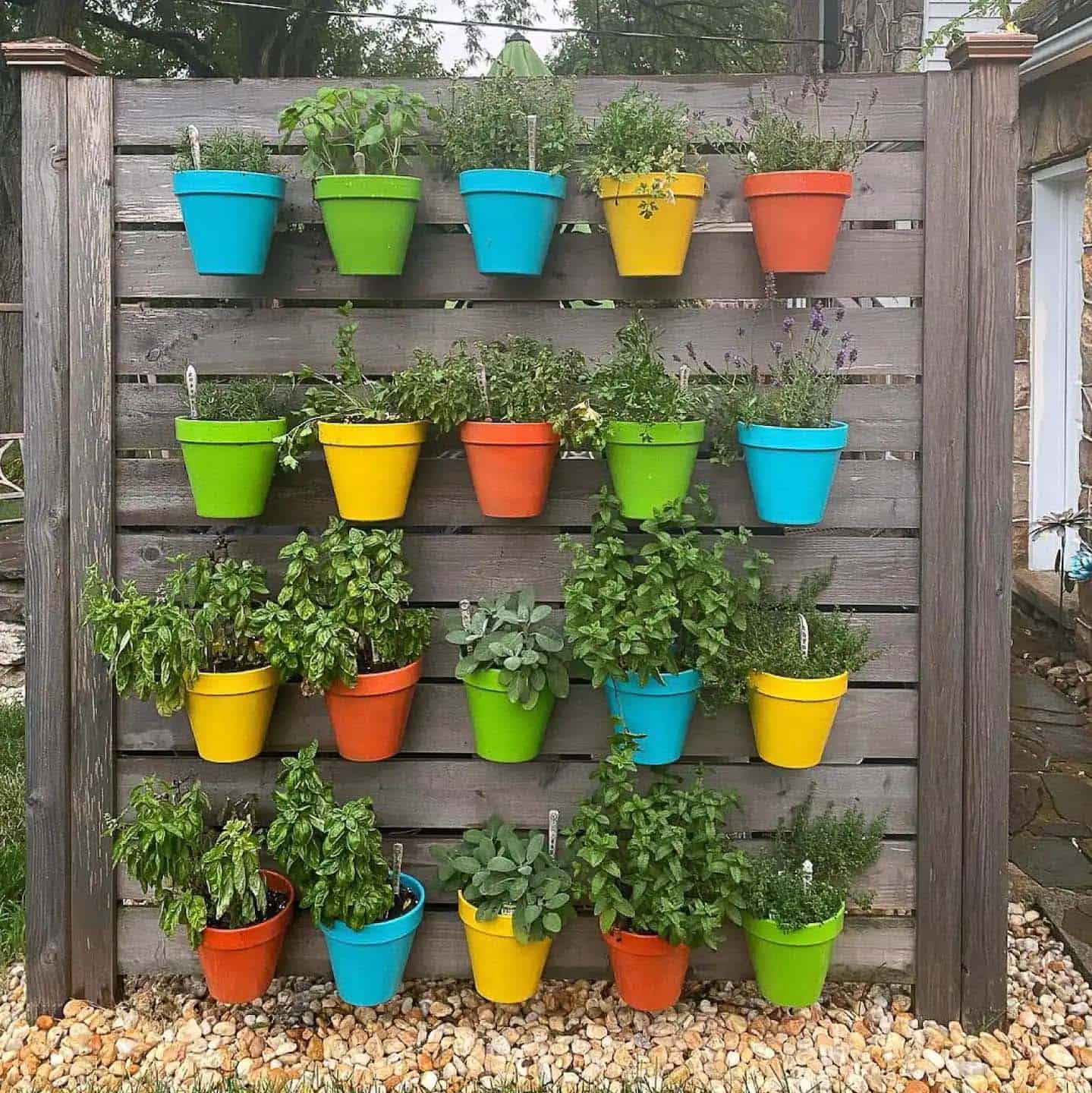 small-backyard-vertical-herb-garden-privacy-wall