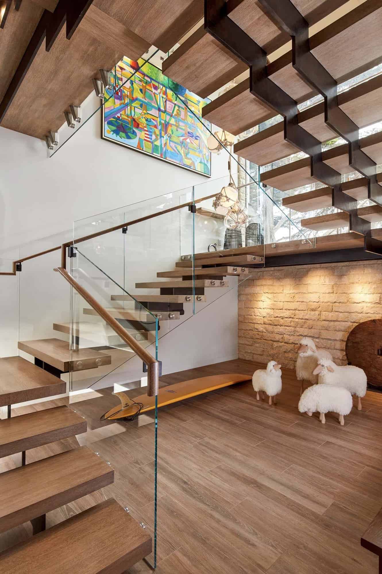 modern-floating-wood-staircase