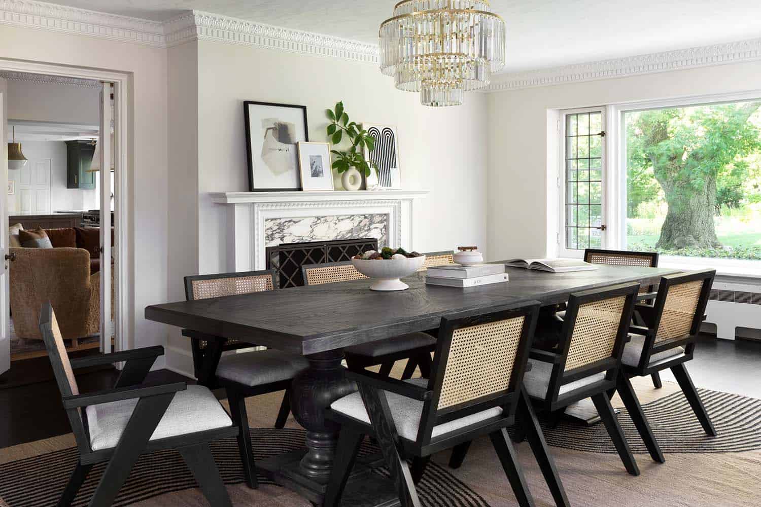 French contemporary dining room