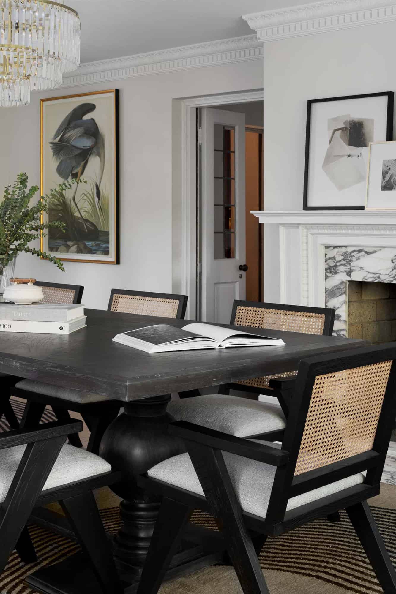 French contemporary dining room