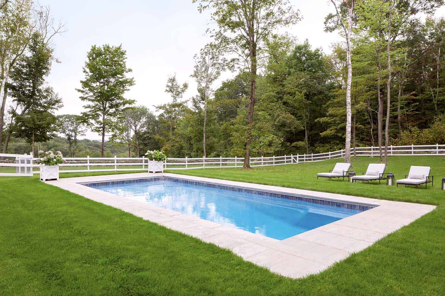 country farmhouse with a pool