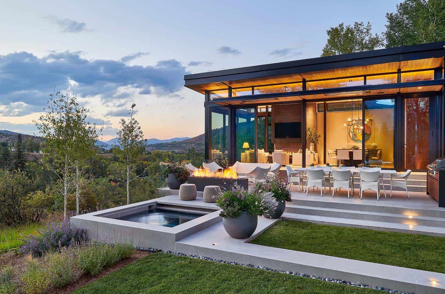 modern-mountain-home-exterior-backyard-patio-and-spa