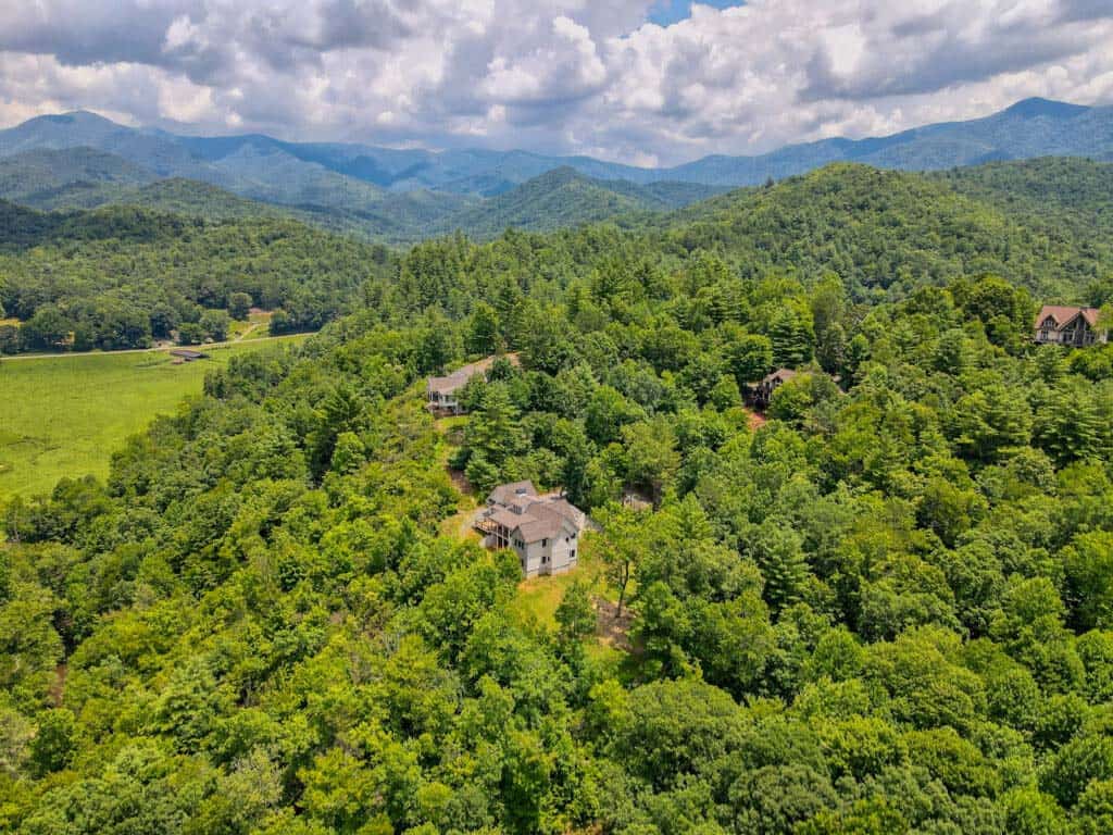 mountaintop-modern-farmhouse-exterior-aerial-view