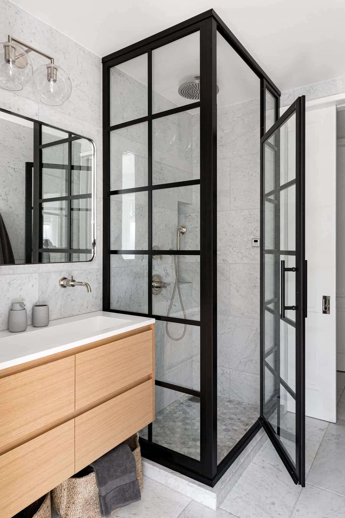 transitional-style-bathroom-with-a-shower