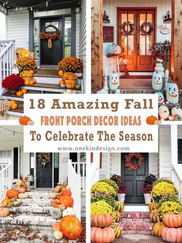18 Amazing Fall Front Porch Decorating Ideas To Celebrate The Season
