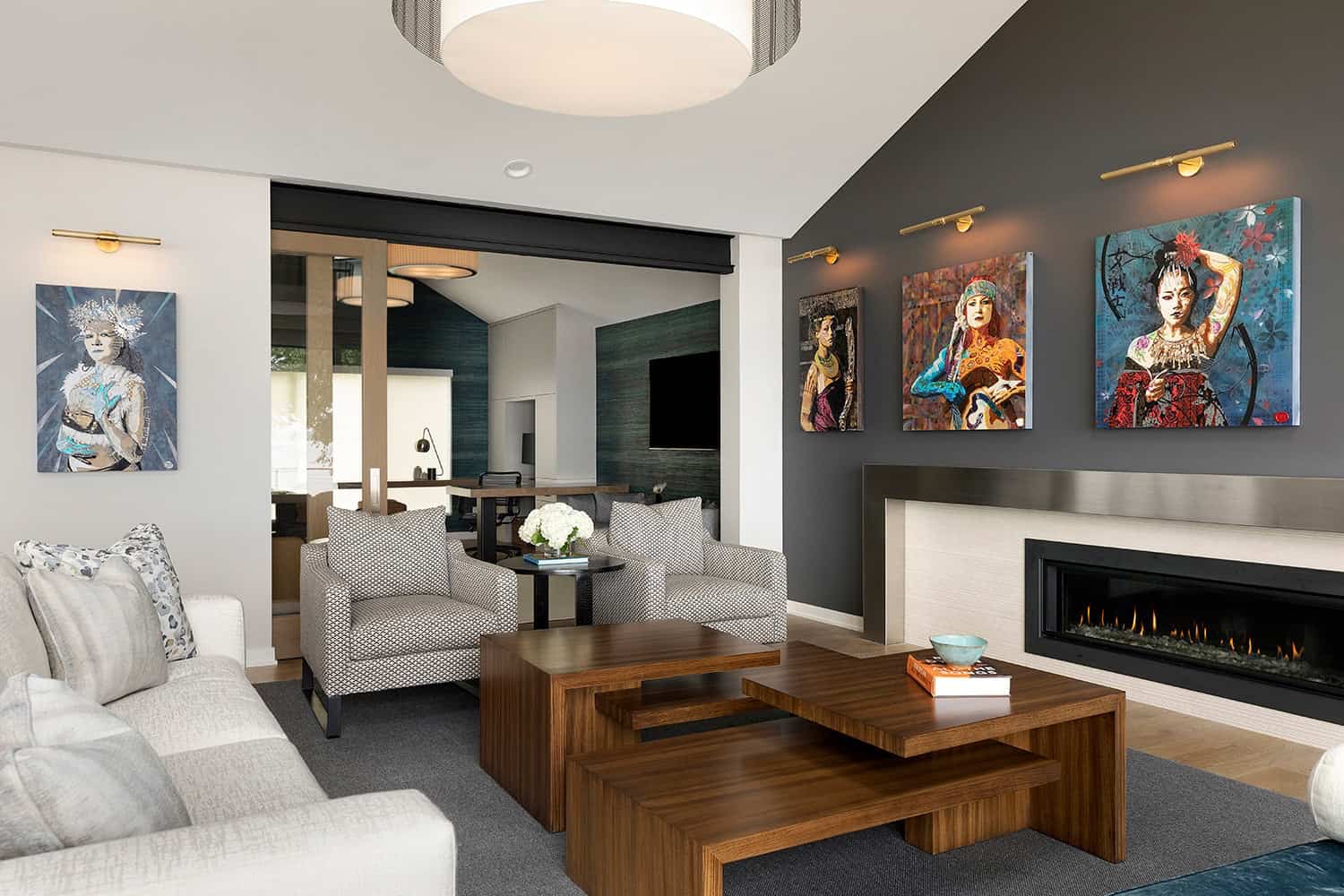 contemporary living room