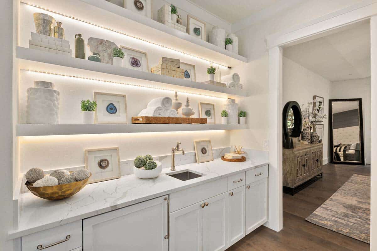 contemporary bathroom cabinets and sink