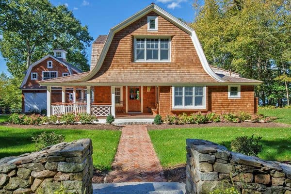 featured posts image for A charming gambrel-roof beach cottage gets a striking update on Casco Bay
