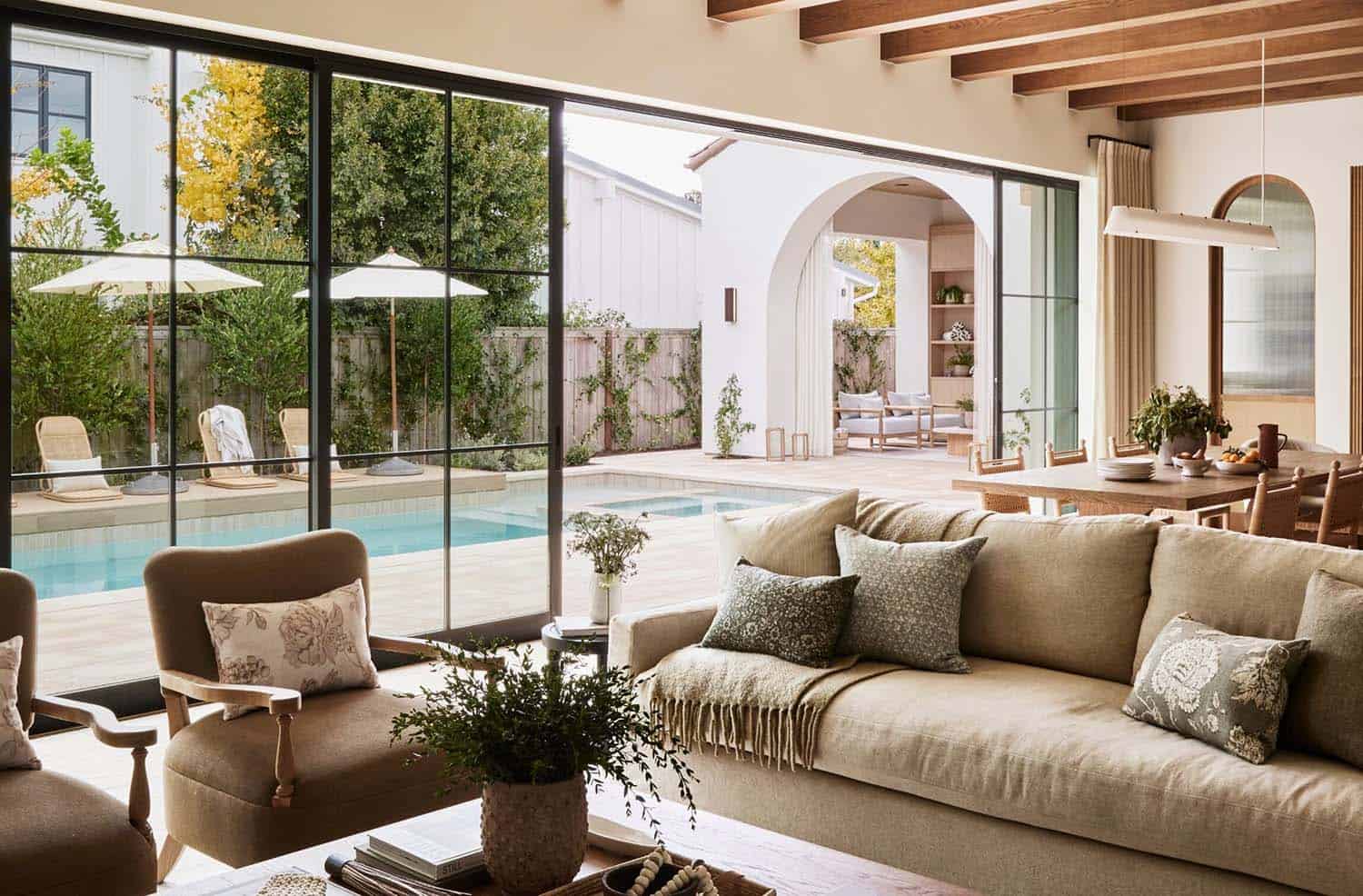 modern Spanish style living room
