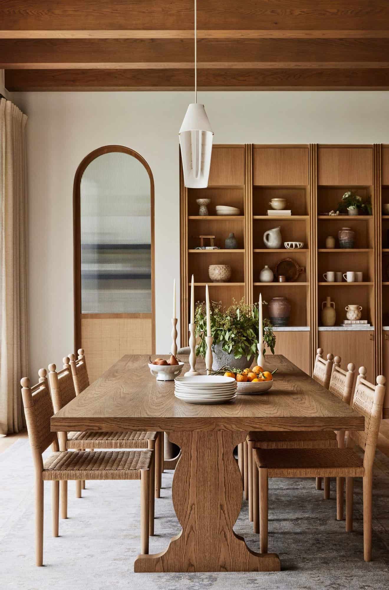 modern Spanish style dining room