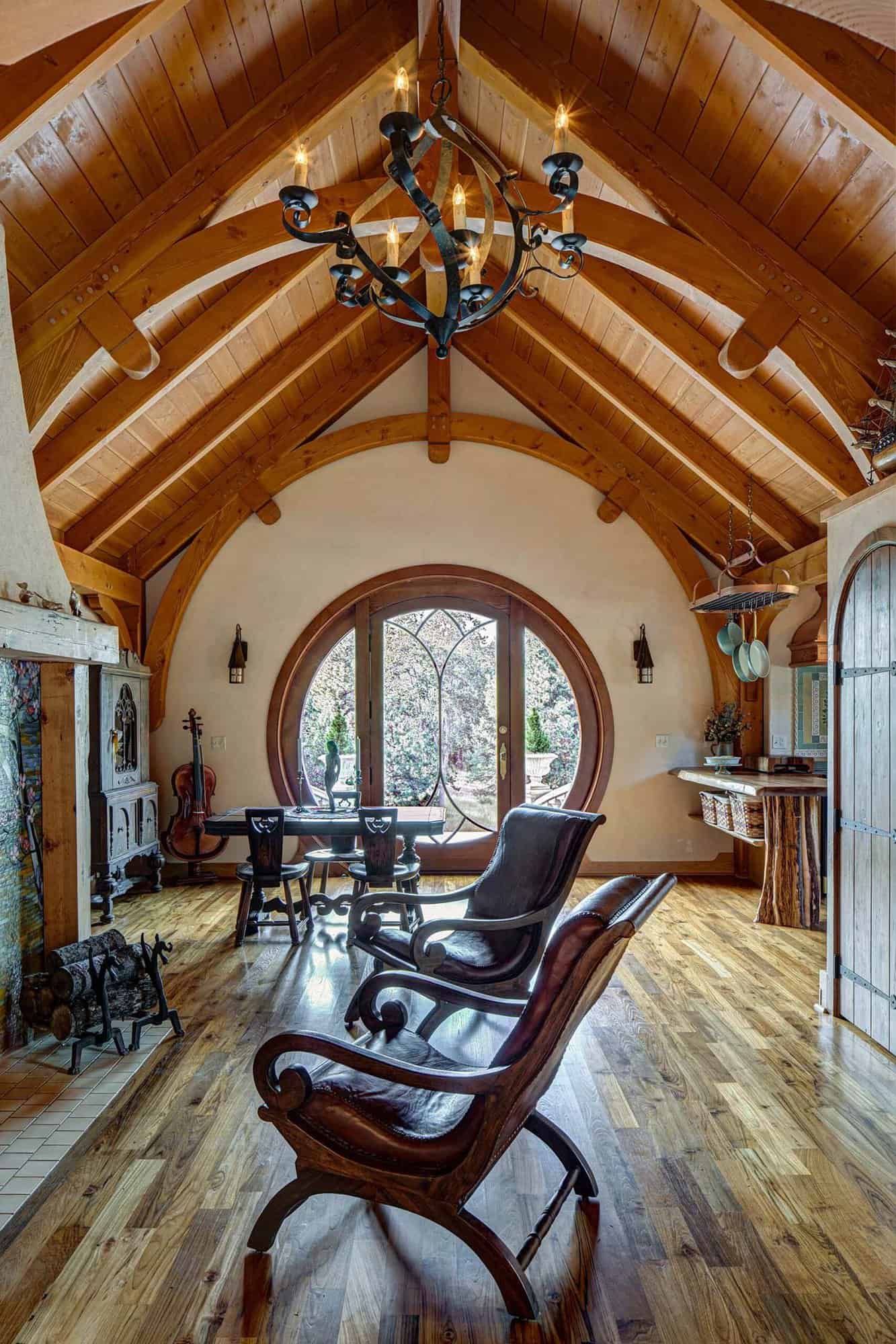 hobbit house living room