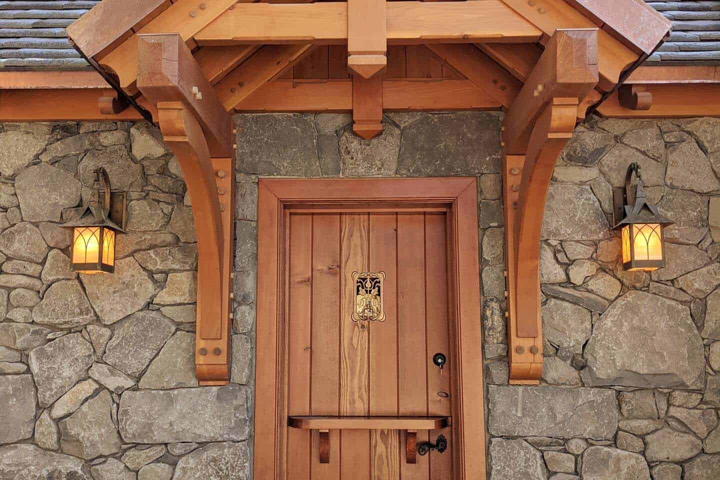 hobbit house garden door