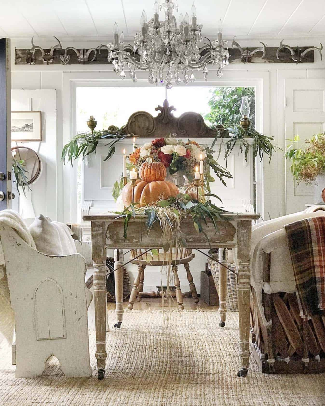 autumn inspired dining table