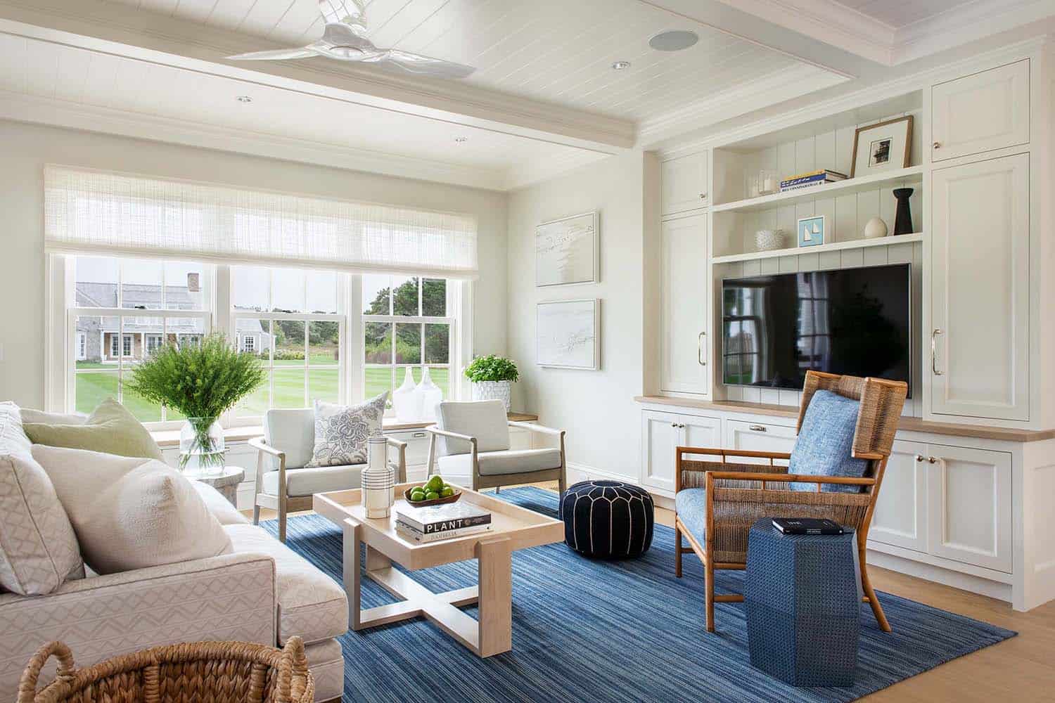 coastal style living room