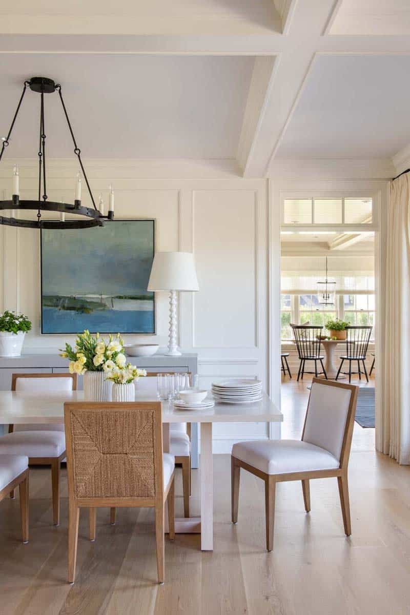coastal style dining room
