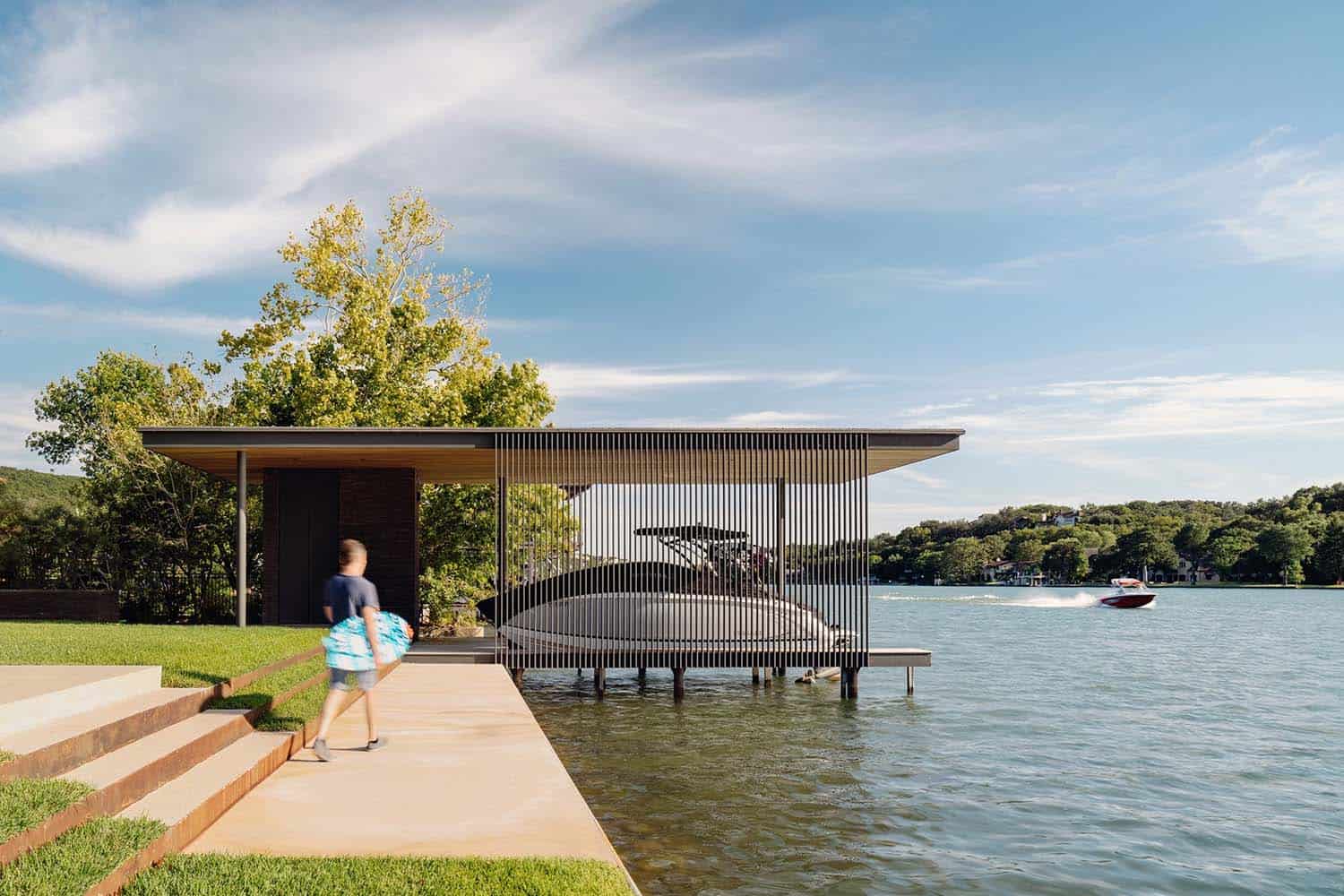 modern boat house