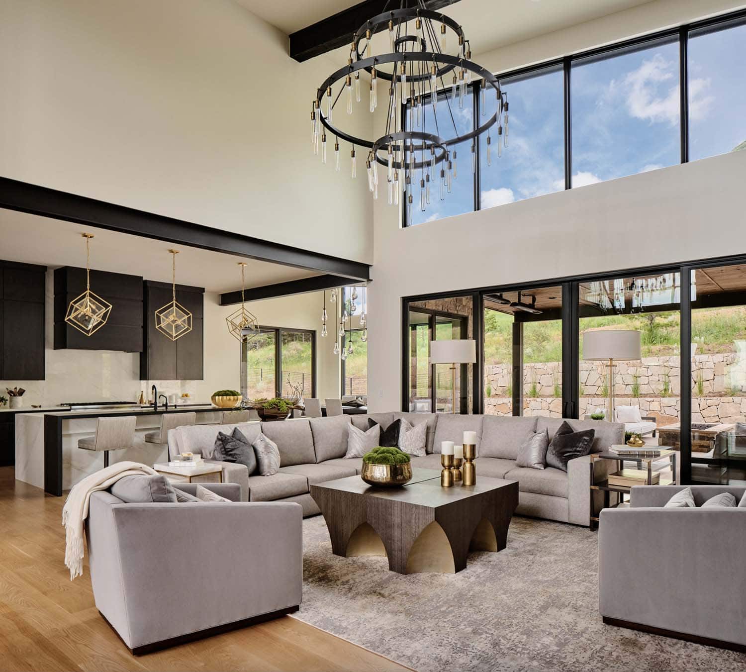 mountain modern living room