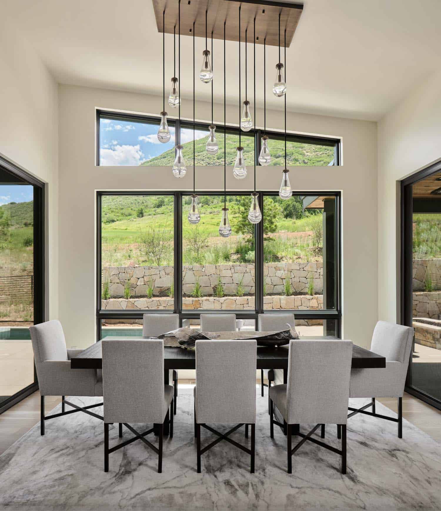 mountain modern dining room