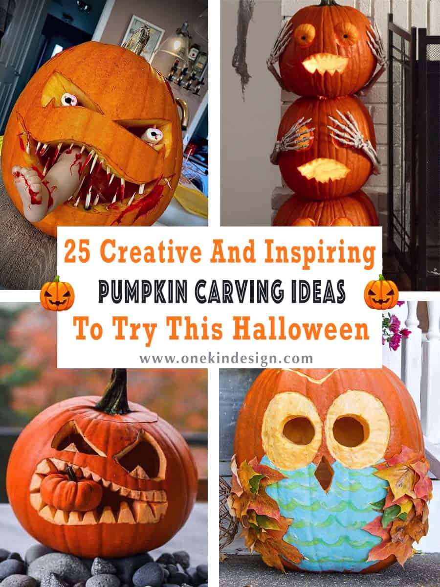 creative pumpkin carving Ideas for Halloween