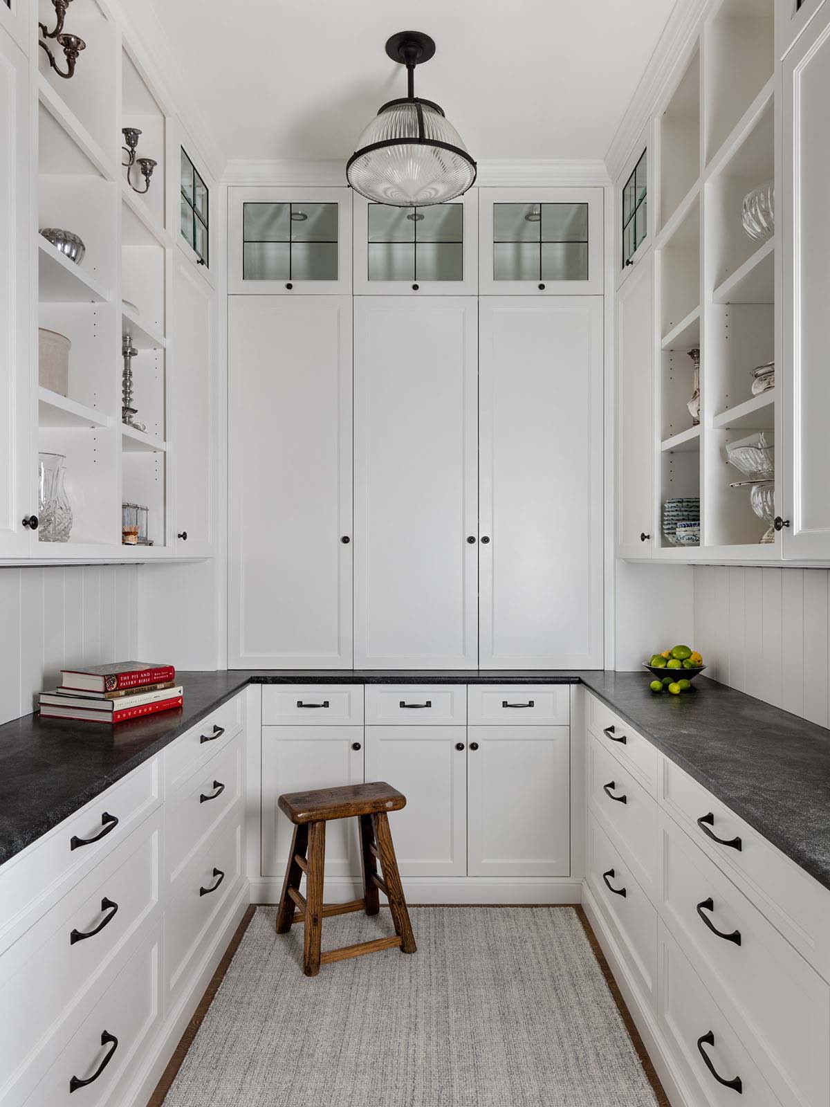 contemporary kitchen pantry