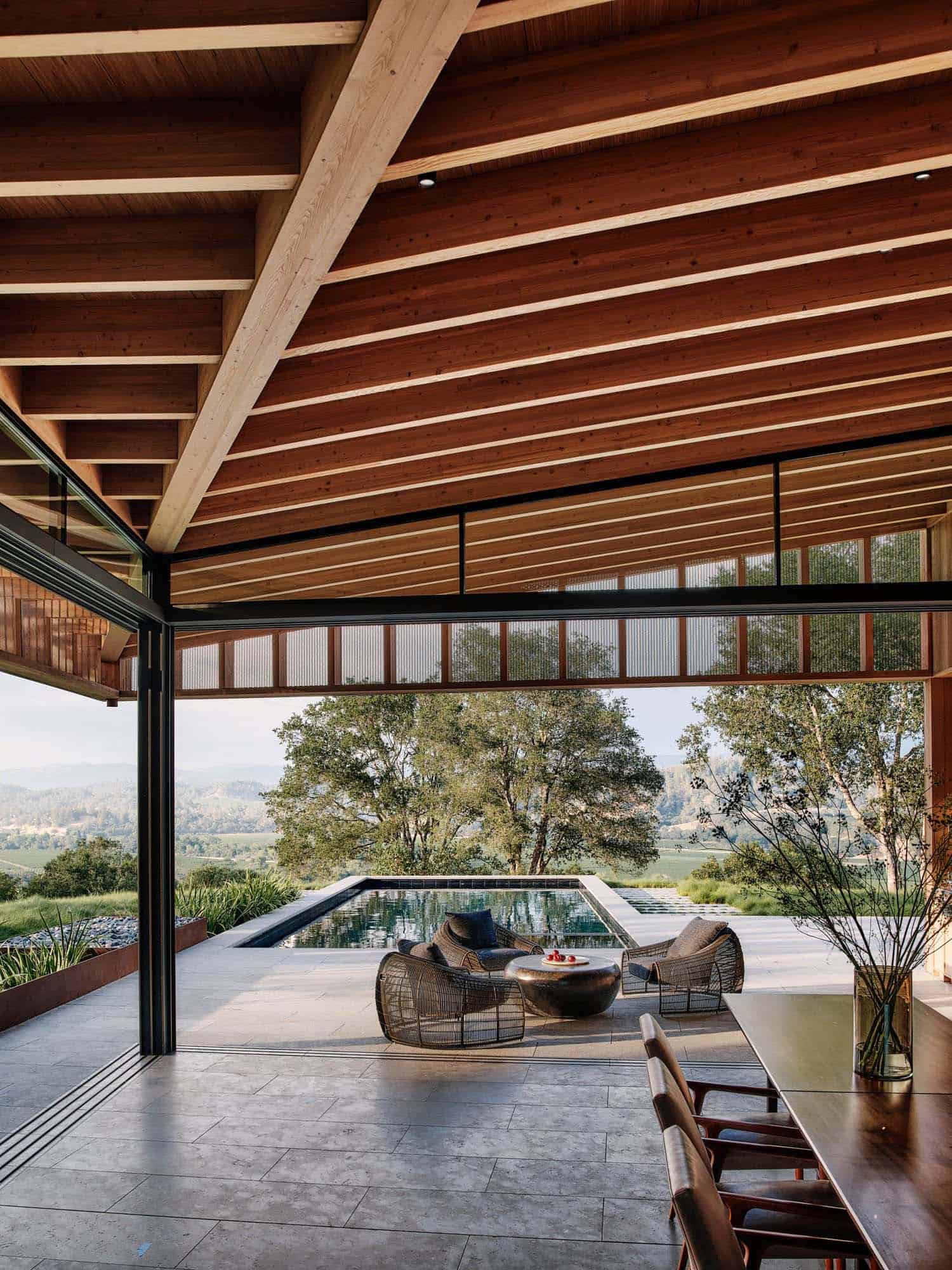 modern covered patio