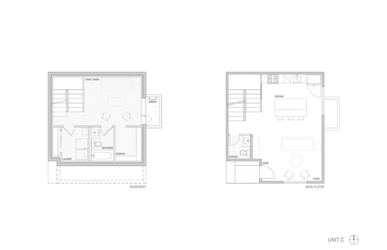 modern home floor plan