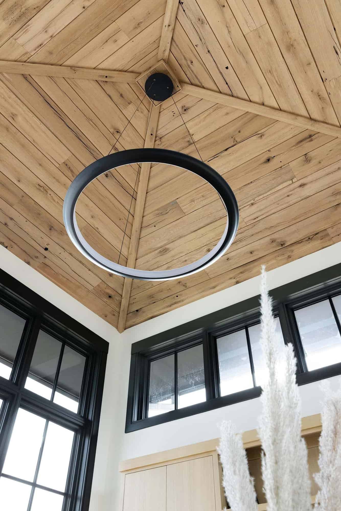 transitional home office ceiling light fixture