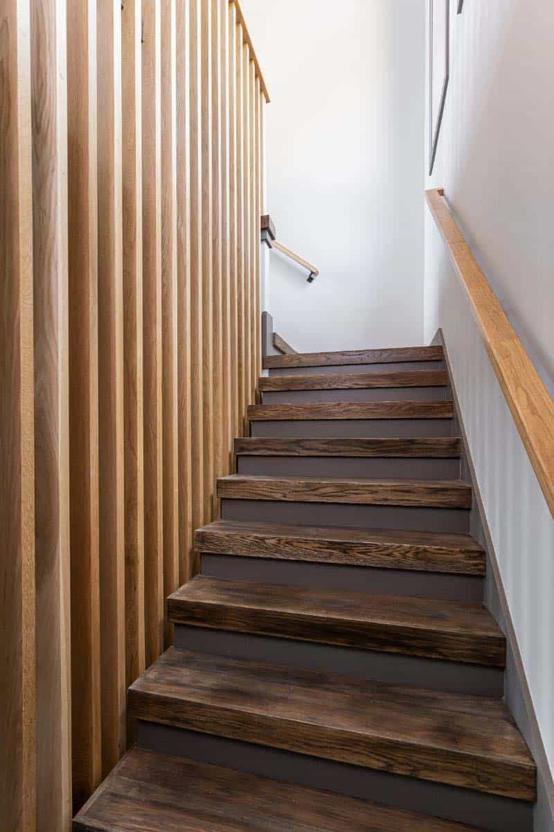 moody modern staircase