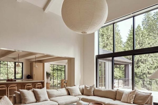 featured posts image for A Nordic-inspired farmhouse nestled in a wooded sanctuary of Washington