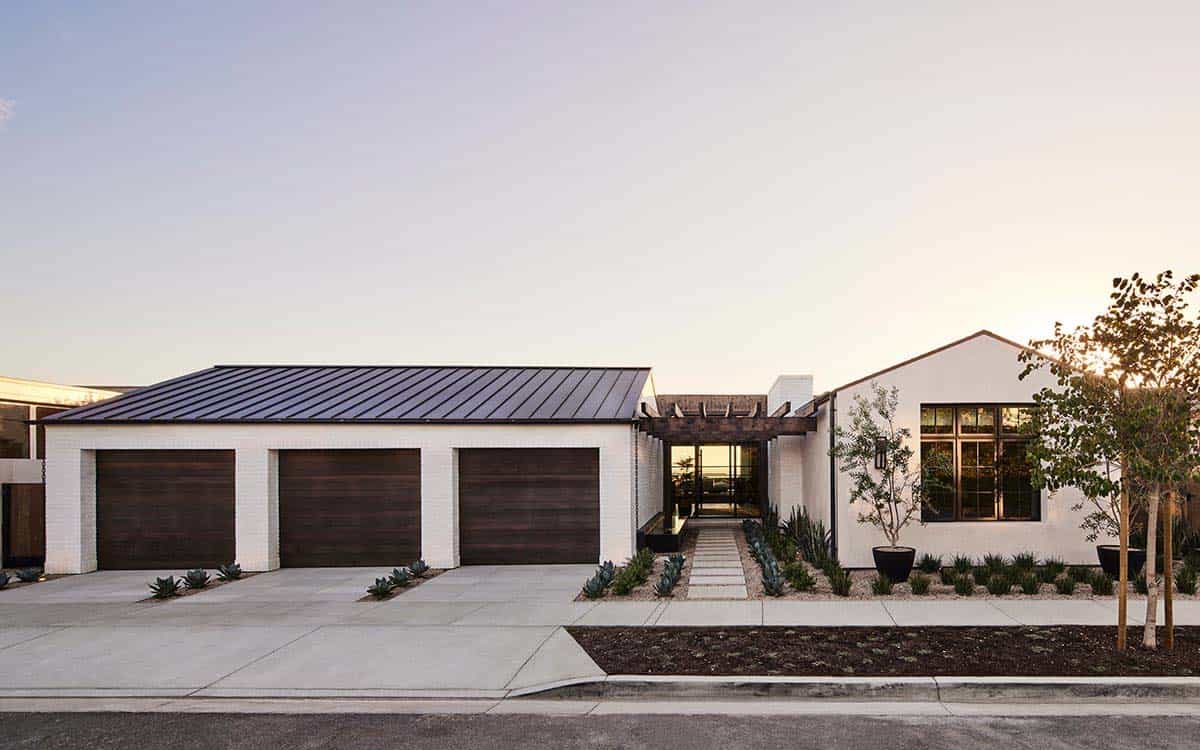 organic modern home exterior