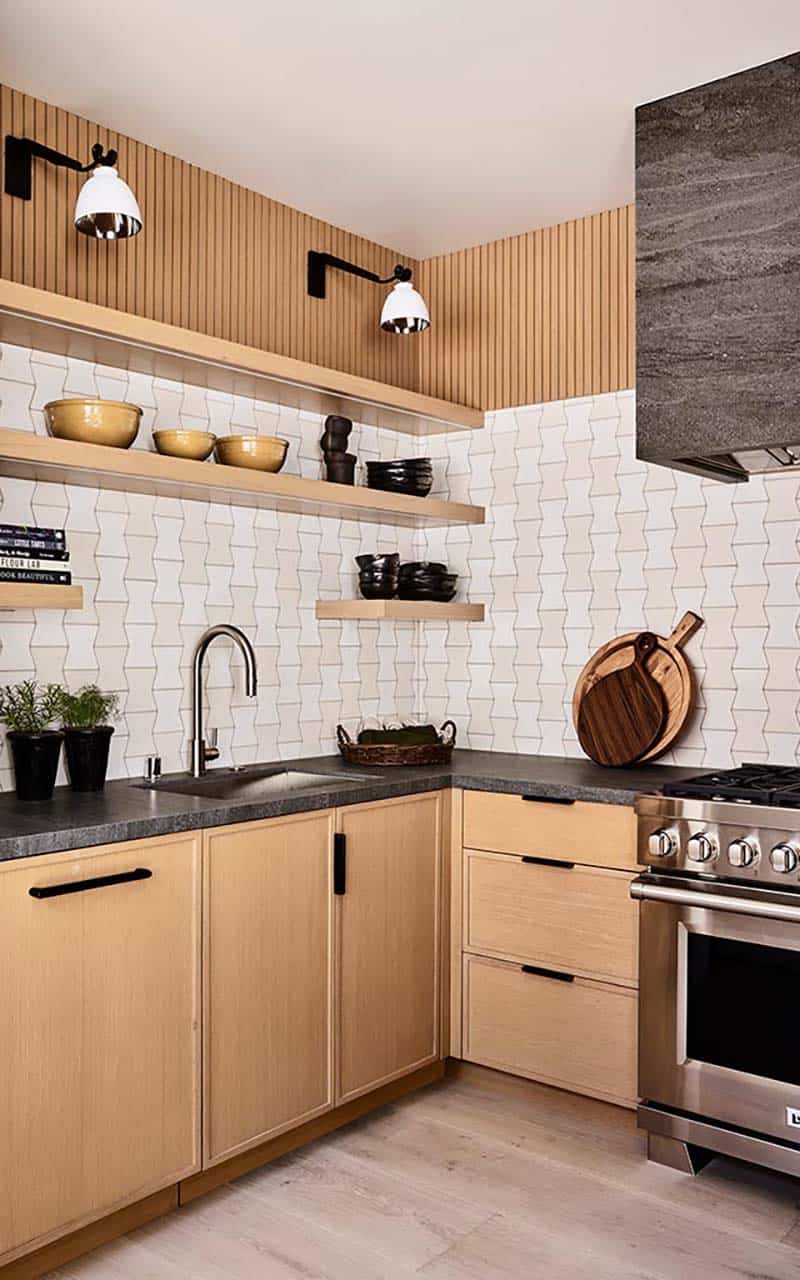 organic modern kitchen pantry