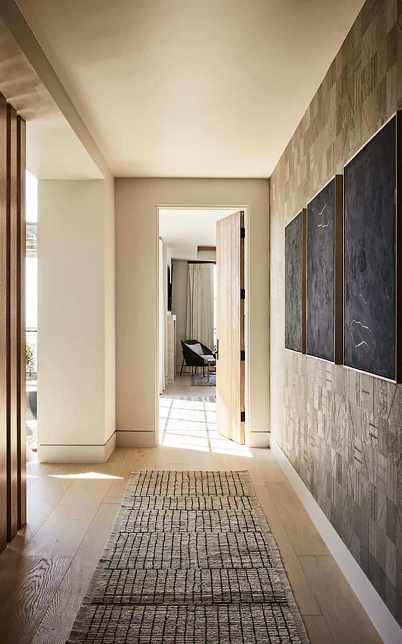 organic modern hallway