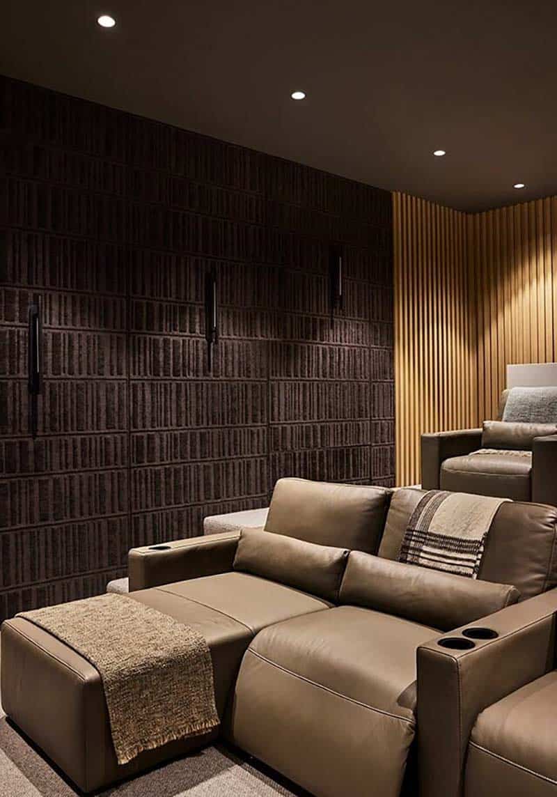 modern movie room