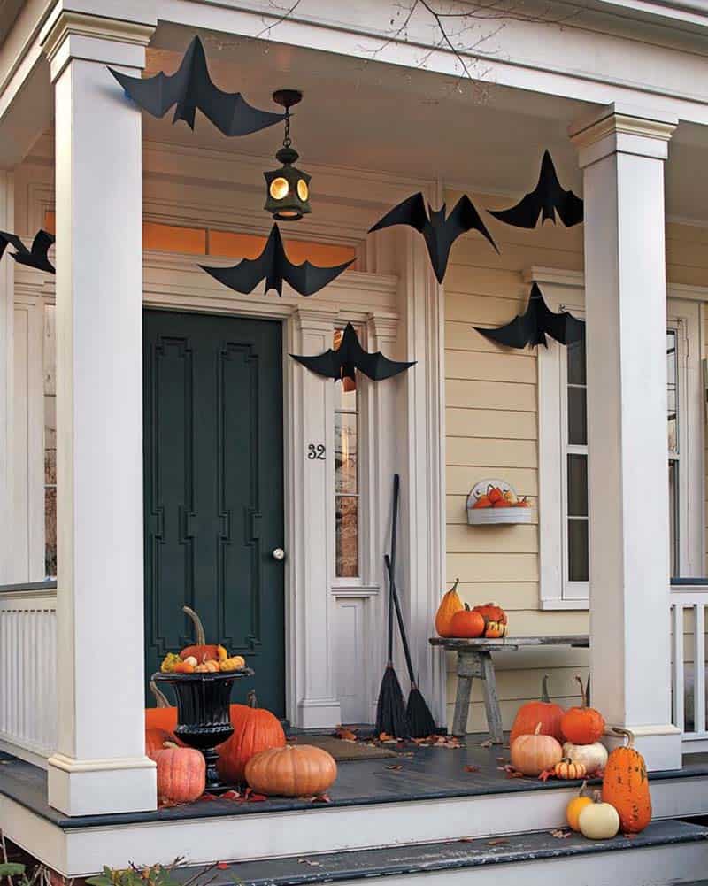 spooky hanging bats