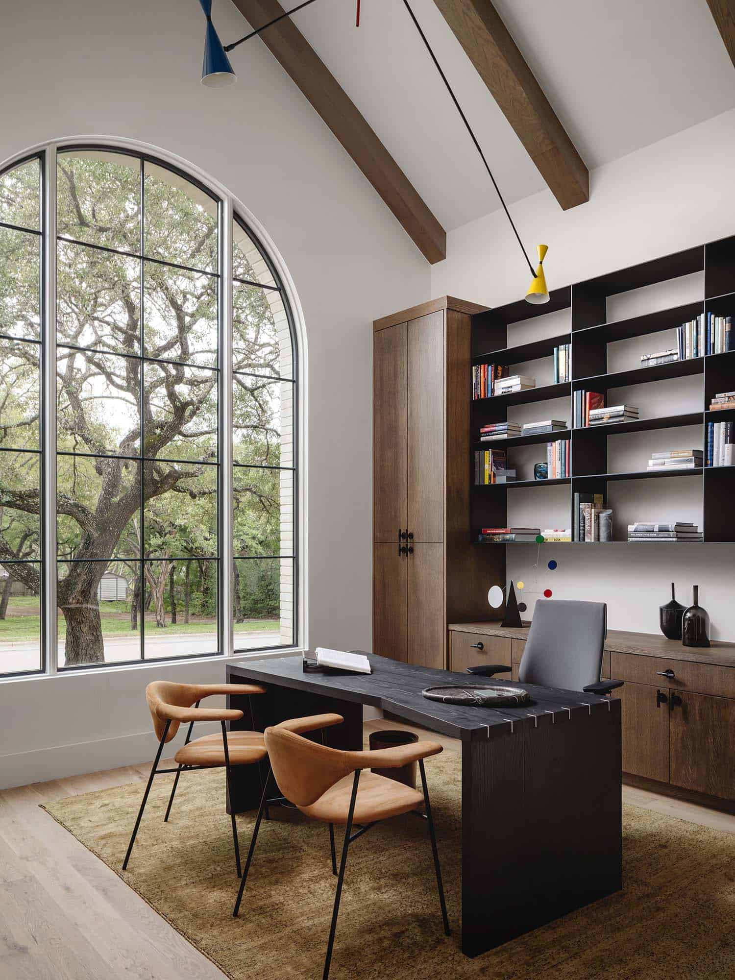 transitional style home office