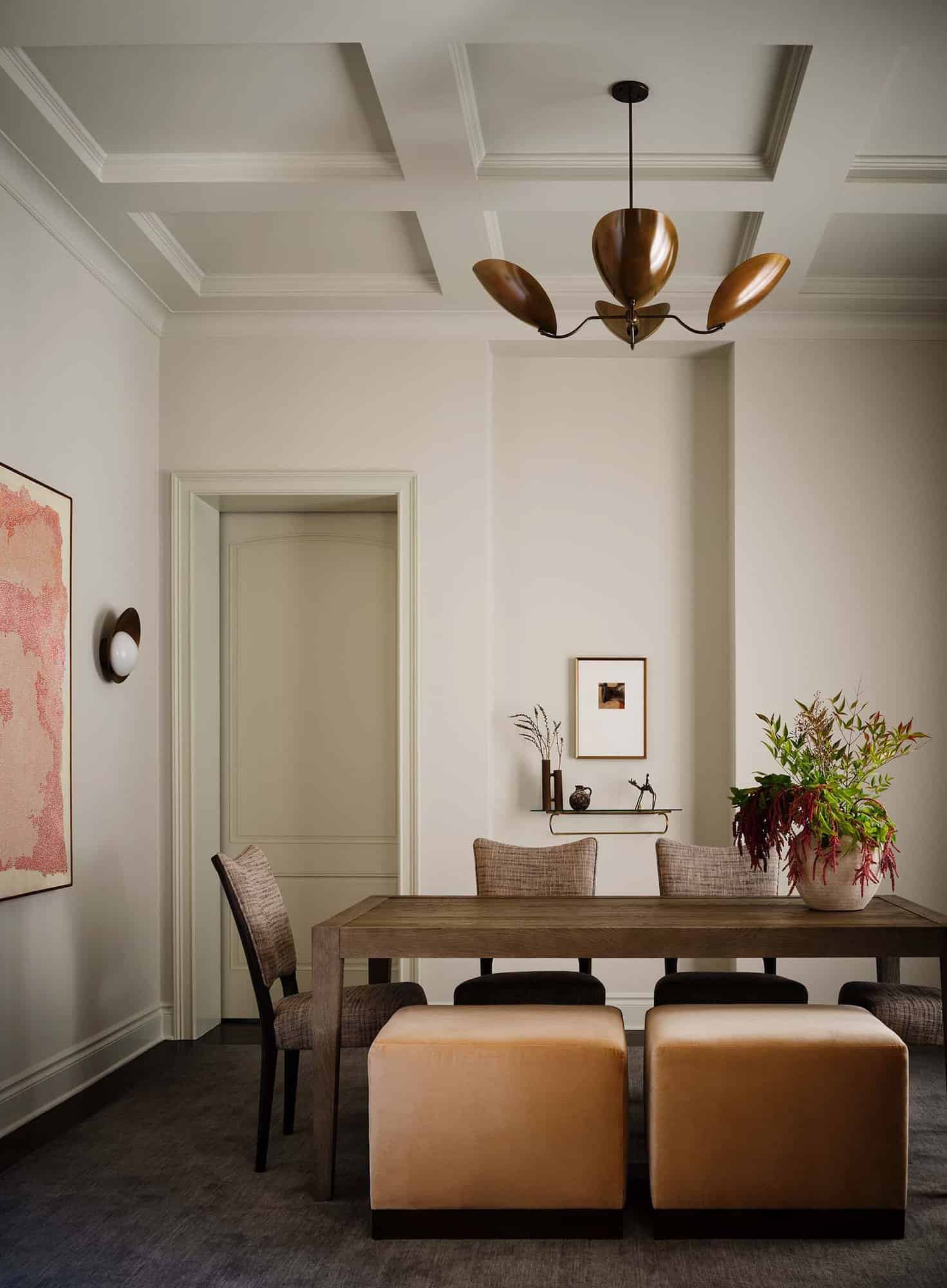 modern traditional dining room