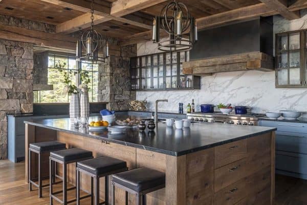 featured posts image for Tour this rustic yet refined Big Sky house with majestic mountain views