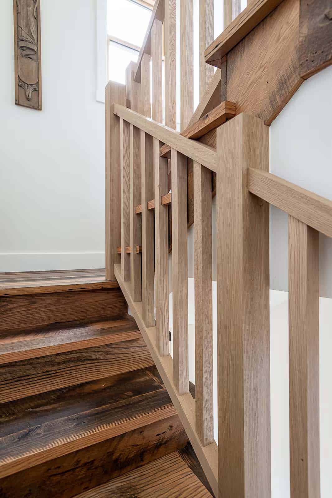 rustic staircase