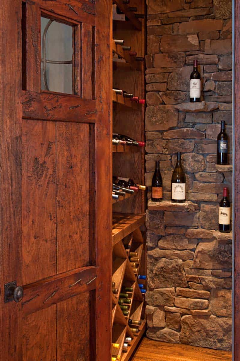 rustic wine cellar