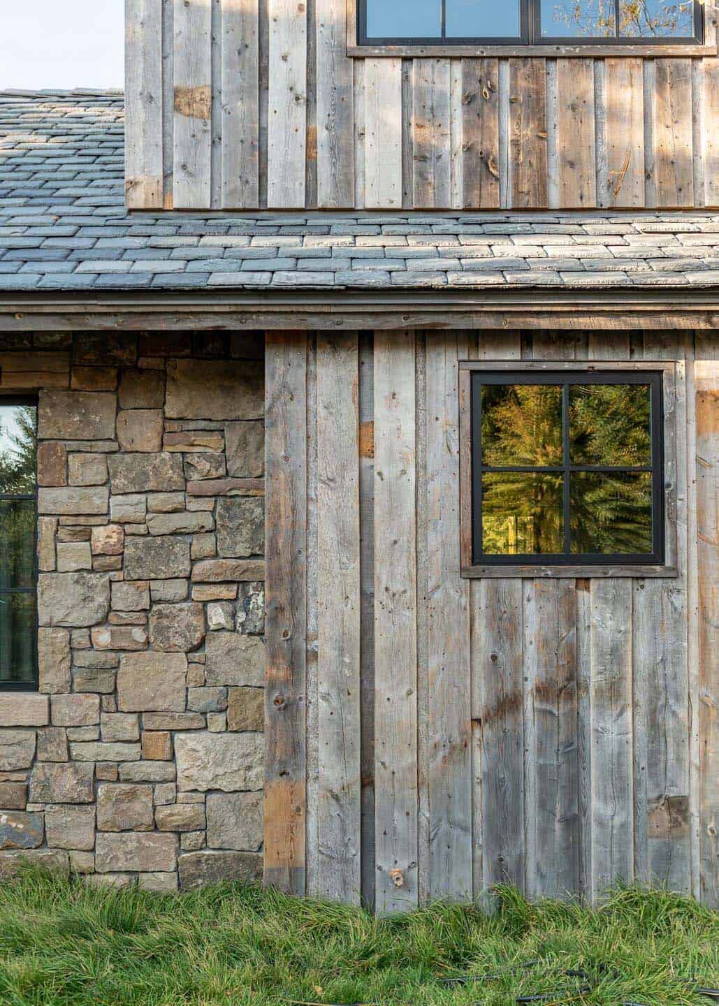 rustic mountain house exterior